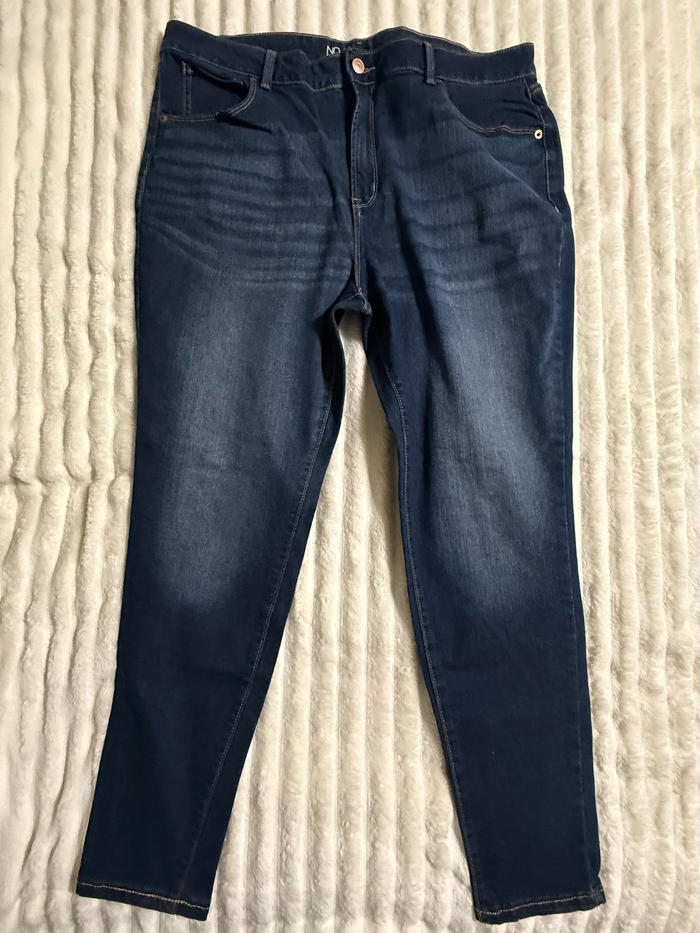 No Boundaries Dark Blue Skinny Stretch Jeans